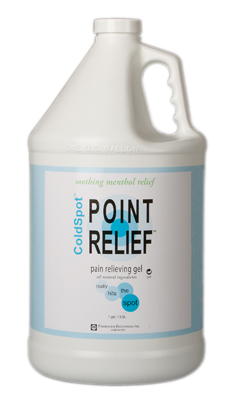 Point Relief ColdSpot Lotion - Gel Pump - 128 oz / 1 gallon, 4 each