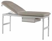 Exam Room Treatment Table with Adjustable Back and One Drawer