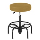 Lab Stool with "D" Handle Release and Five Leg Tublar Steel Base with Foot Ring and Glides