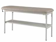 Exam Room Treatment Table with Shelf and Flat Top