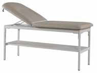 Exam Room Treatment Table with Shelf, Adjustable Back and Countour Top