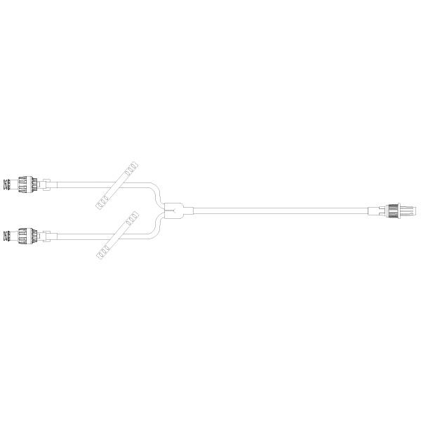 Baxter™ Y-Type Catheter Extension Set, Standard Bore, ONE-LINK Needle-free IV Connector