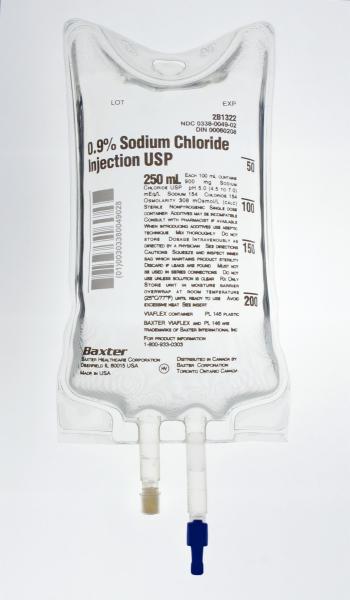 Baxter™ 0.9% Sodium Chloride Injection, USP, 250 mL VIAFLEX Container