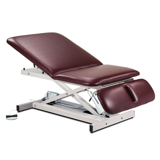Extra Wide, Bariatric, Power Table with Adjustable Backrest and Drop Section