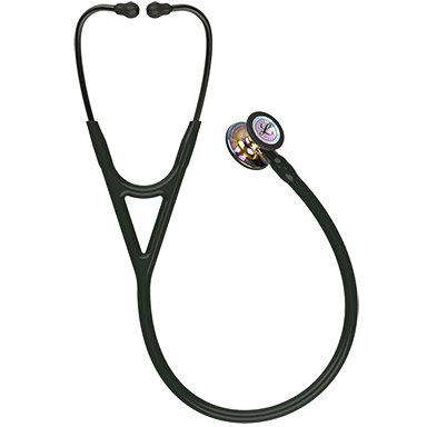 3M Littmann Cardiology Iv Stethoscope, Rainbow CP, Black Tubing