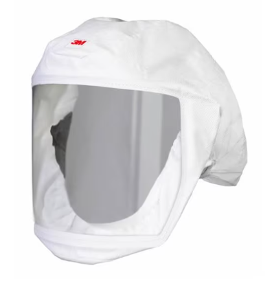3M Versaflo Headcover Integrated Head Cover, White M/L, 5ct