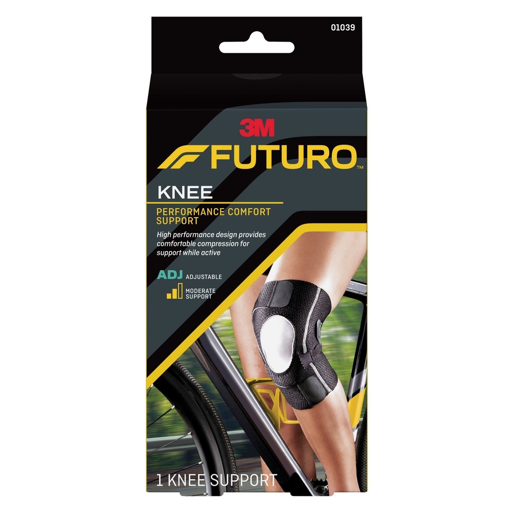3M Futuro Comfort Knee Support, Adjustable, 2ct, 6/cs 01039ENR