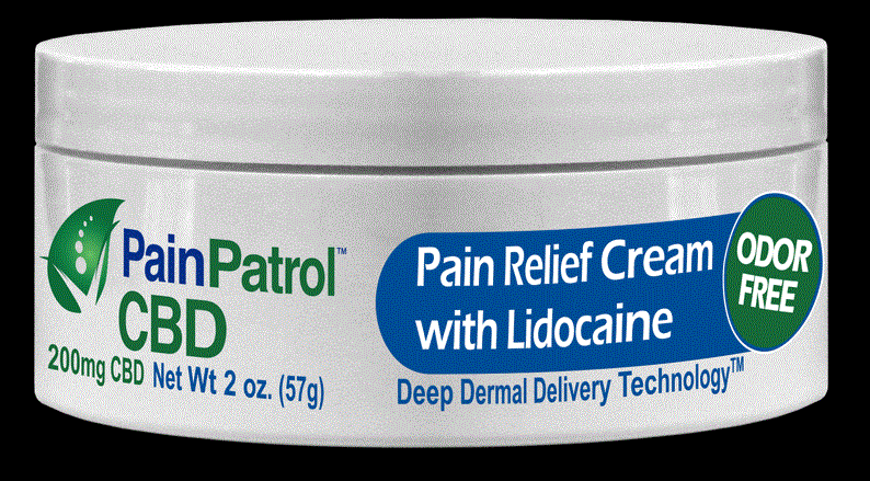Sabel Med Cream with Lidocaine, Odor Free, 200mg CBD, 2 oz. Jar