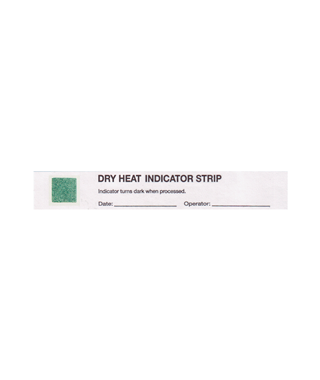 Crosstex International Indicator Strip, Dry Heat, 4", 100/bx