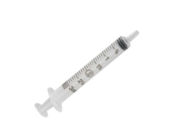 BD Syringe Only, 3mL, Slip Tip, 200/pk, 4 pk/cs