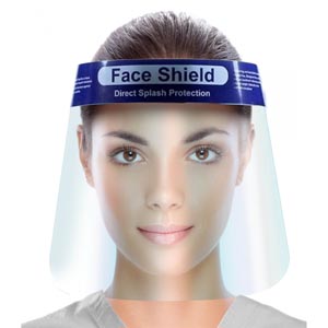 Dukal Corporation Face Shields, Full, Anti-Fog, 200/cs