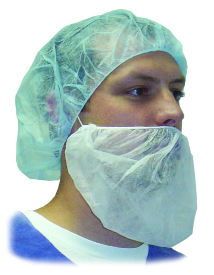 Aspen Surgical Beard Cover, Polypropylene, White, Universal, 500/cs