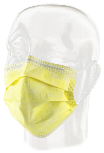 Aspen Surgical Mask, Isolation, Yellow, 500/cs
