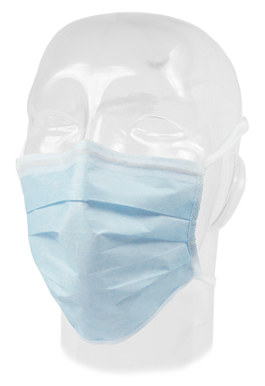 Aspen Surgical Mask, Surgical, Comfort-Plus, Blue, 300/cs
