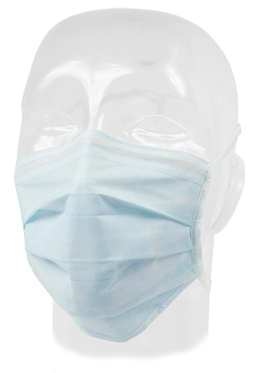 Aspen Surgical Mask, Surgical, Comfort-Cool, Blue, 300/cs