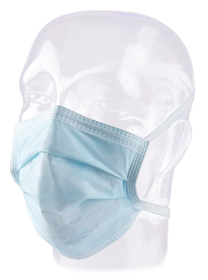 Aspen Surgical Mask, Surgical, Foam, Anti-Fog, Blue300/cs