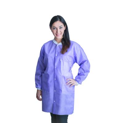Dukal Corporation FitMe Lab Coats, Small, Lavender, 10/bg