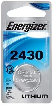 Energizer Battery, Inc. Lithium Coin Battery, 2430, 1/pk, 72pk/cs