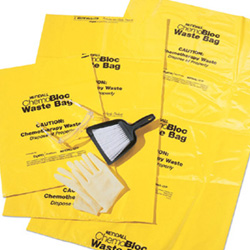 Cardinal Health Chemo Soft Waste Bag, Yellow, 15 Gal, 4 Mil, 100/cs