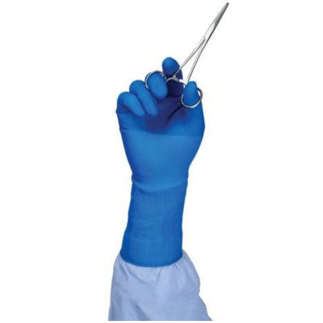 Cardinal Health Glove, Surgical, Latex, Blue, Size 5.5, 50 pr/bx, 4 bx/cs 