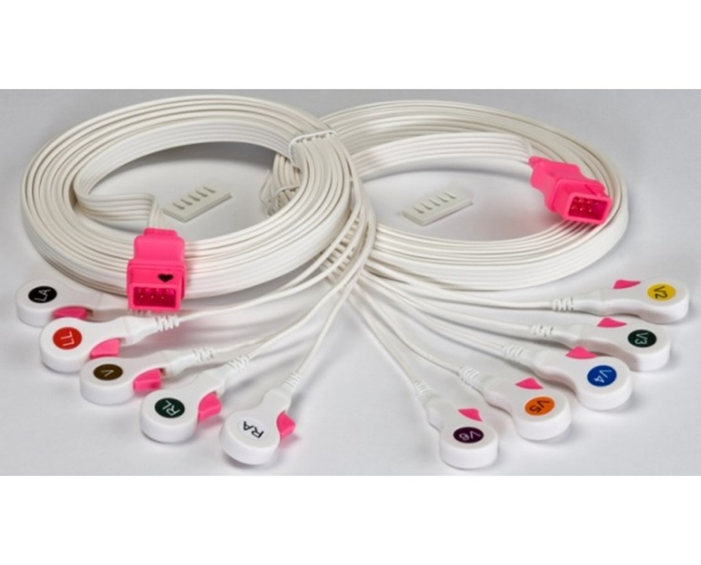Cardinal Health Leadwire System Kit, 10 Lead, 5/bx, 50 bx/cs