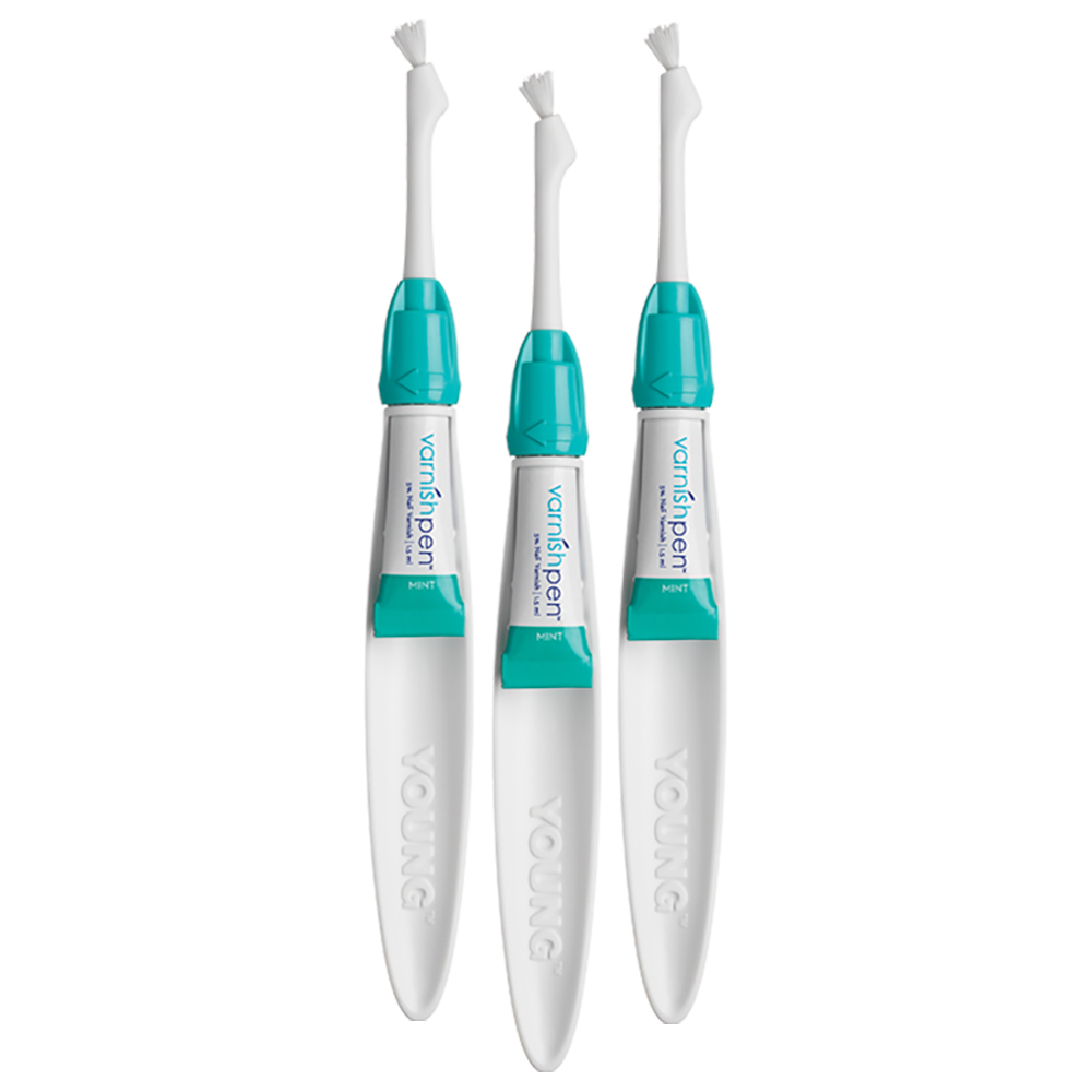 Young Dental Manufacturing Young™ Varnish Pen, 1.5mL, 5% NaF, Mint, 90/bx