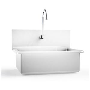 Blickman Industries Windsor Scrub Sink, (1) Place, Infrared Water Control