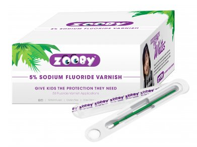 Young Dental Manufacturing Zooby Varnish, Happy Hippo Cake®, 5% Sodium Fluoride