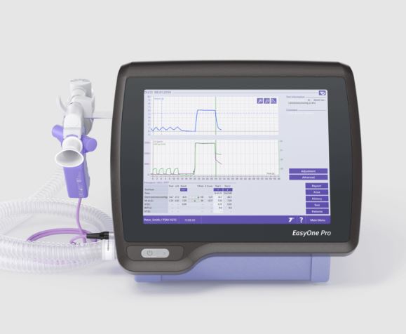 ndd Medical Technologies EasyOne Pro, Portable DLCO, Lung Volumes and Spirometry