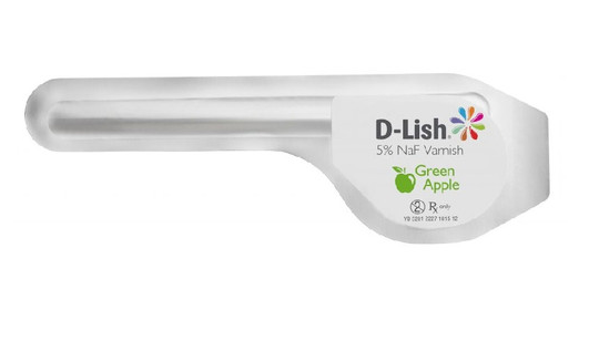 Young Dental Manufacturing Young™ D-Lish®, 5% Sodium Fluoride Varnish, Green Apple