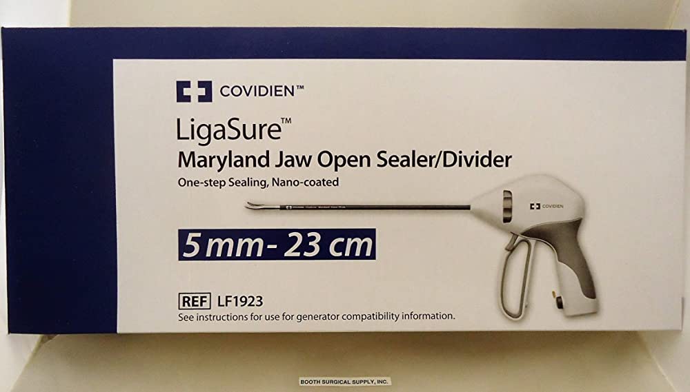Medtronic/Minimally Invasive Therapies Group Open Sealer/Divider, 23cm, Curved Jaw