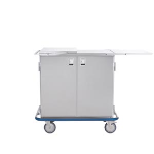 Blickman Industries Multi Purpose Case Cart 42"W x 40 1/2"H x 29"D, (2) Ext Shelves