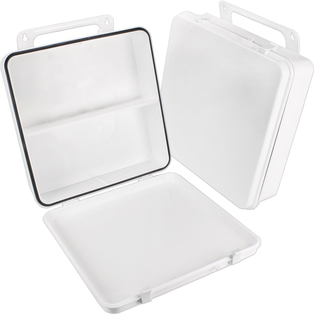 First Aid Only Weatherproof Polypropylene Plastic Case with Gasket & Handle Hanger, 24/Unit