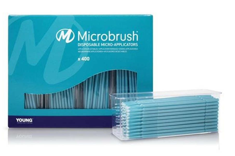 Microbrush Corporation Microbrush® Plus Dispenser Refill Ultrafine, Teal, 100/tb, 4tb/pk