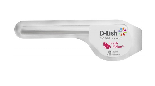 Young Dental Manufacturing Young™ D-Lish®, 5% Sodium Fluoride Varnish, Fresh Melon, 200/bx