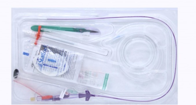 BD, PowerPICC Catheter 5Fr Dual-lumen Basic Tray w/Sherlock Stylets