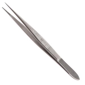 Sklar Instruments Splinter Forceps, 4-1/2", Fine Point, Econo, Sterile
