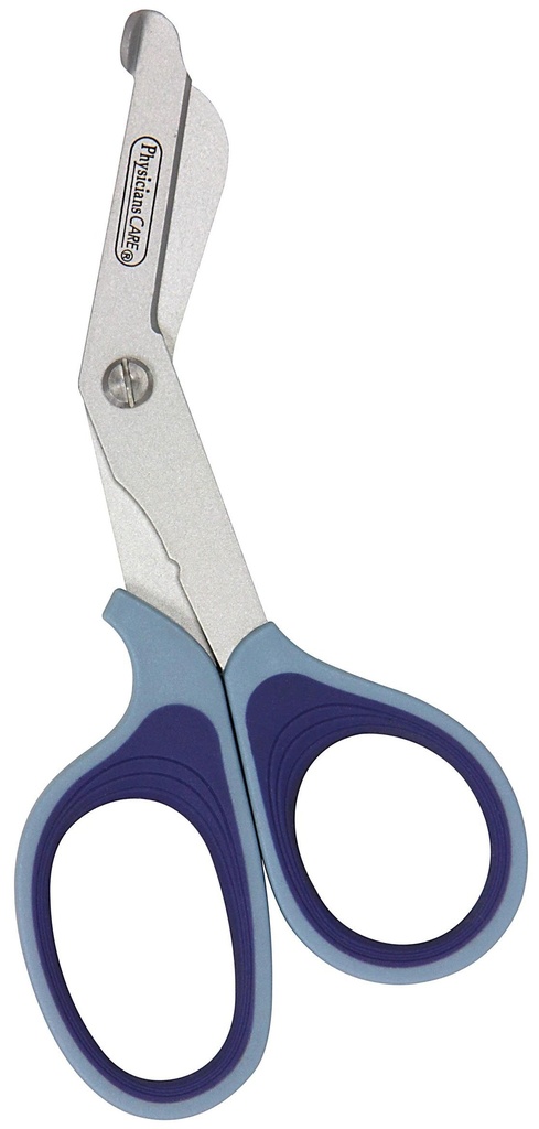 First Aid Only 7 inch Titanium-Bonded Non-Stick Bent Bandage Shear, Blue