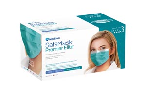 Medicom, Inc. Earloop Mask, ASTM Level 3, Teal