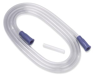 Cardinal Health Connecting Tube, ¼" x 12 ft, Molded Ends