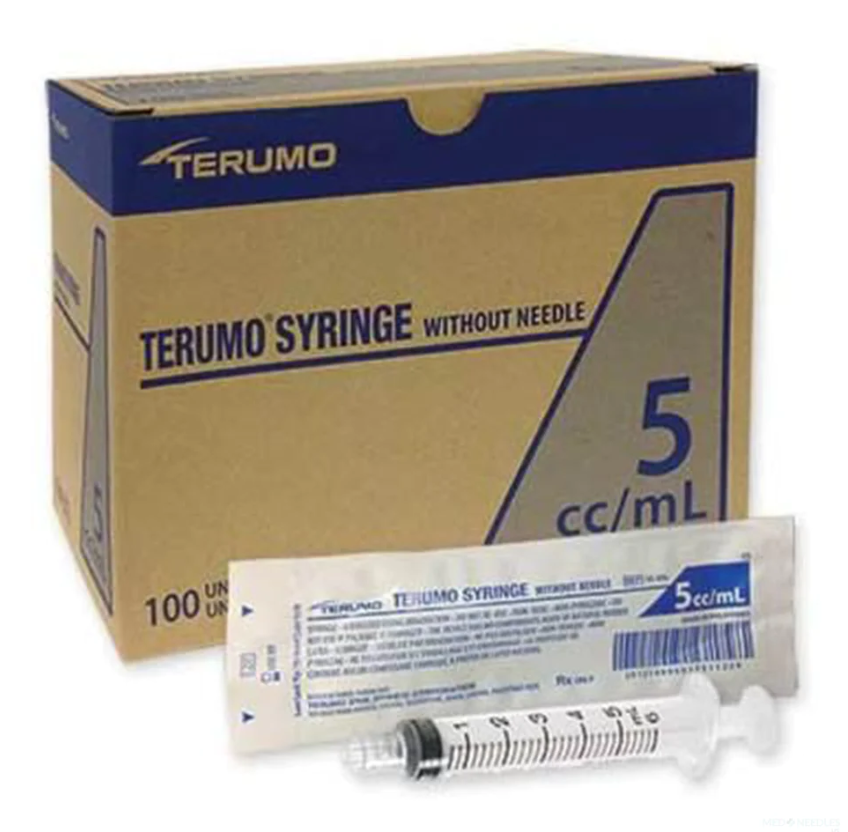 Terumo Medical Corp. 5cc Luer Lock Syringe without Needle