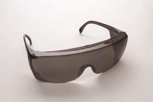 Palmero Safety Glasses, Grey Frame/Grey Lens, Universal Size