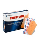 First Aid Only 1 inch x 3 inch Sterile Plastic Bandage with Non-Stick Pad, 100/Box