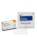 First Aid Only 4 inch x 4 inch Sterile Gauze Pad, 4/Box