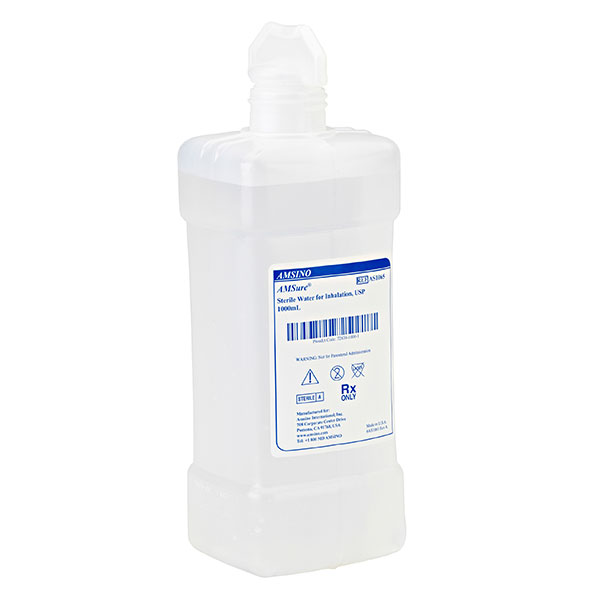 Amsino International, Inc. Sterile Water for Inhalation, USP, 1000ml