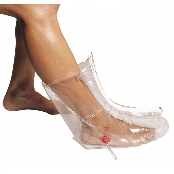 First Aid Only Inflatable Air Splint for Foot Or Ankle, Transparent