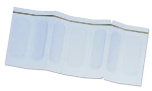 Cardinal Health Adhesive Hydrogel Tape, Strips, 50 strips/pk, 10 pk/cs