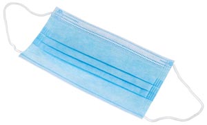 NDC, Inc. Disposable Face Mask with Earloops, 60/bx, 50bx/cs (18 cs/plt)
