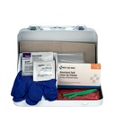 First Aid Only 21 Piece Weatherproof BBP Spill Clean Up Kit with Steel Case