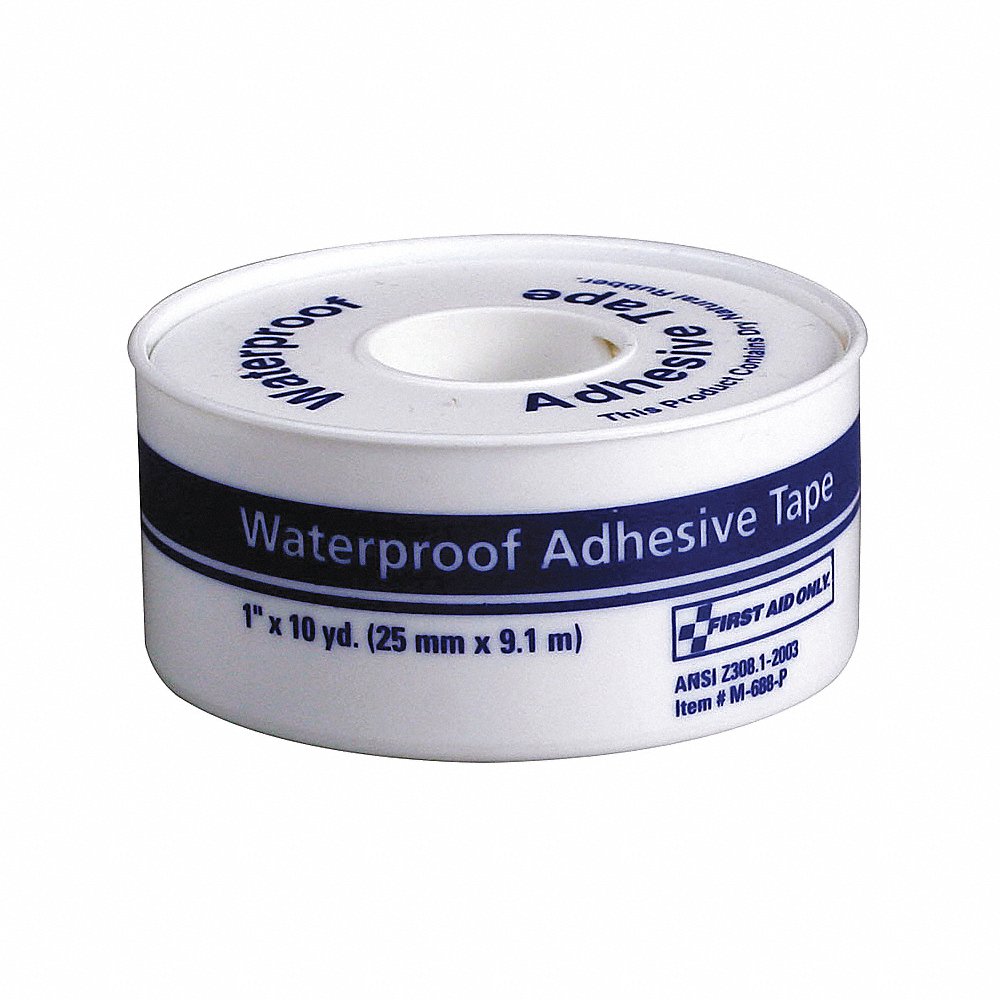 First Aid Only 1 inch x 10 Yd. Waterproof First Aid Tape Roll